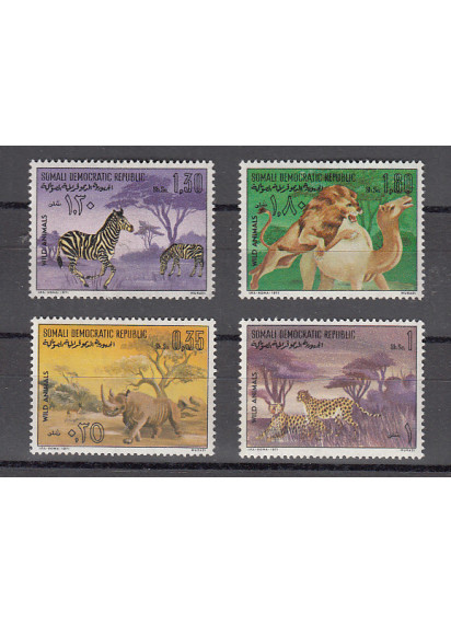 1971 SOMALIA Animali selvatici 4 val.
